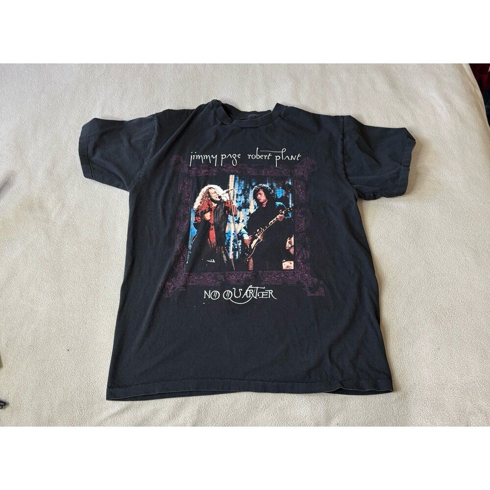 Vintage 1995 Jimmy Page & Robert Plant No Quarter World Tour Shirt